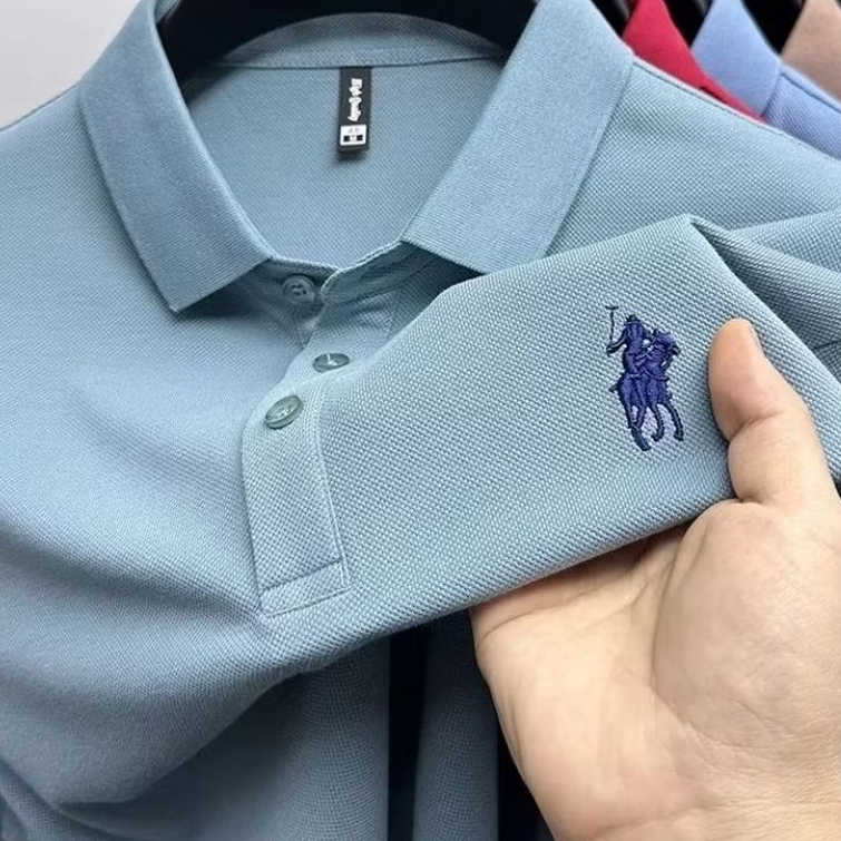 POLO RALPH LAUREN - KAOS KERAH PRIA PREMIUM - LOGO BORDIR - ELEGAN & MEWAH