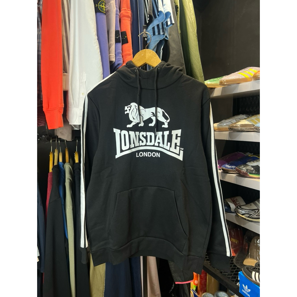 Hoodie Lonsdale London Black Originals