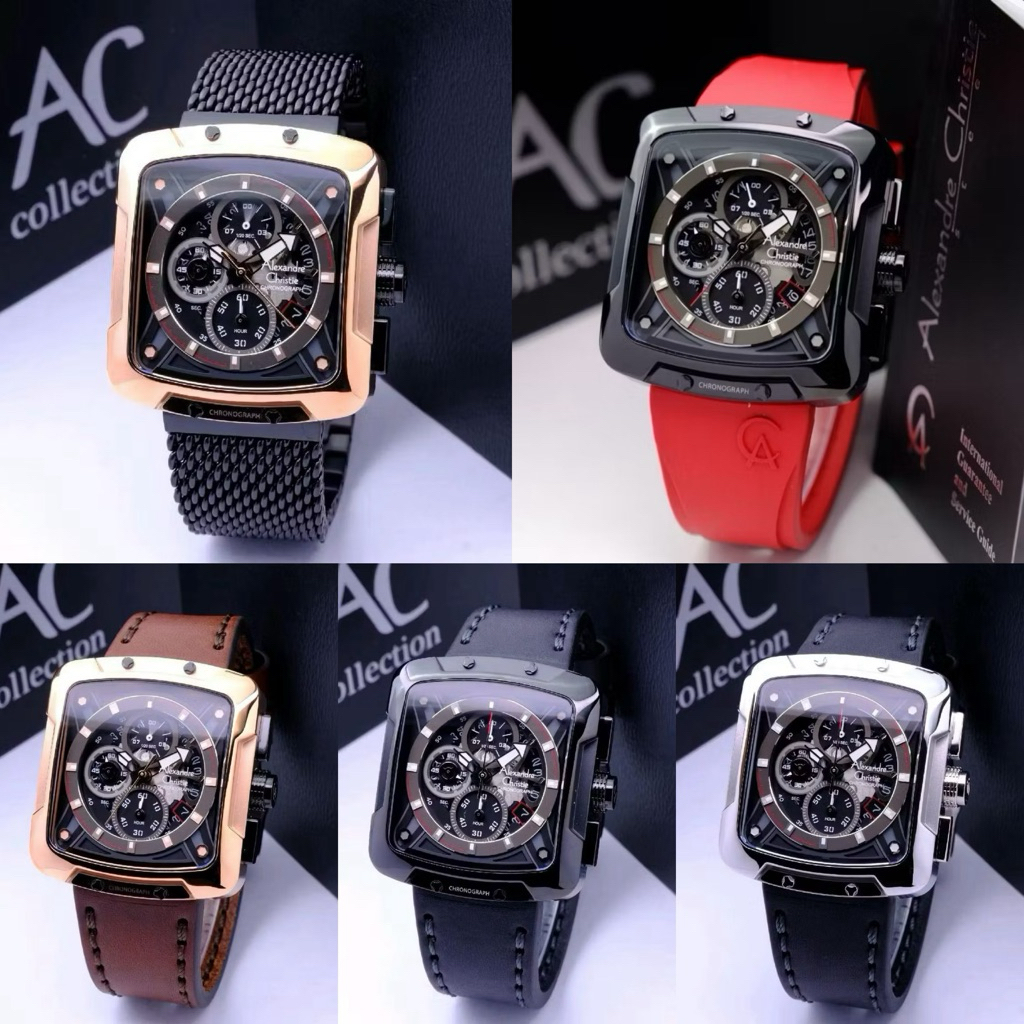 VERSI BARU | Jam Tangan Pria Alexandre Christie 3030 AC3030 / 3039 AC3039 (ORIGINAL)