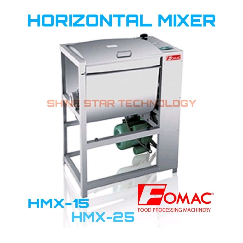 Fomac Horizontal Mixer HMX-15 & HMX-15F Mesin Pengaduk Horisontal