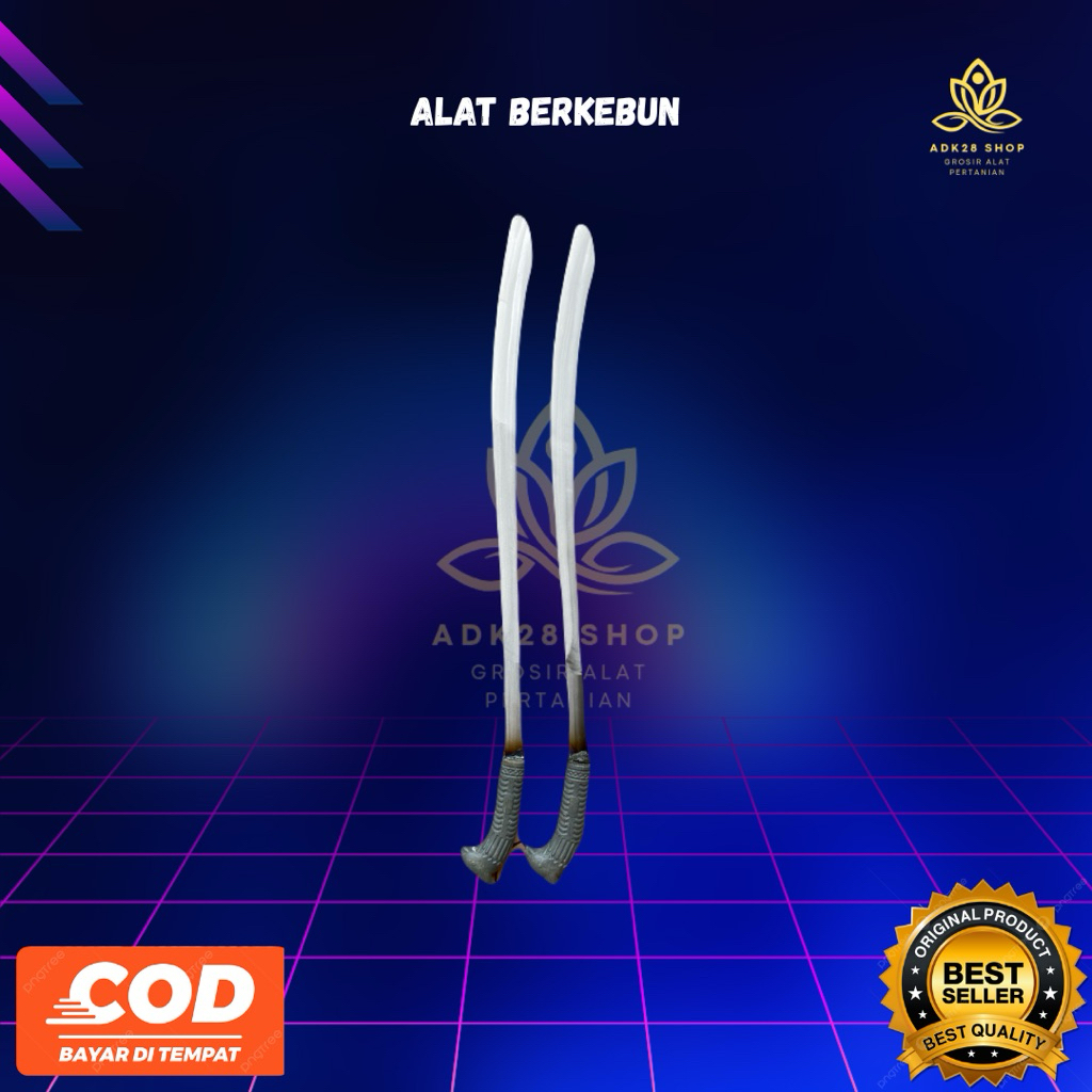 Parang Bugis Panjang 70cm Baja Per Kualitas Tinggi