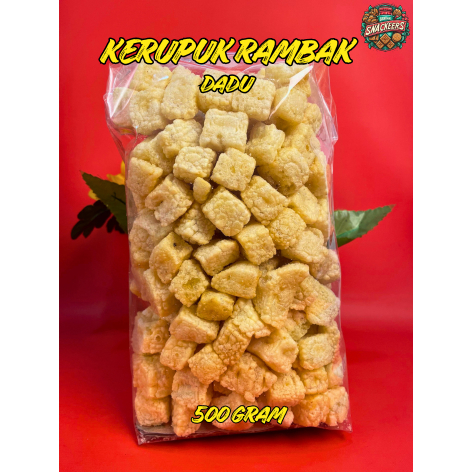 Kerupuk Rambak Dadu 500 gr - Kerupuk Krupuk Rambak Dadu