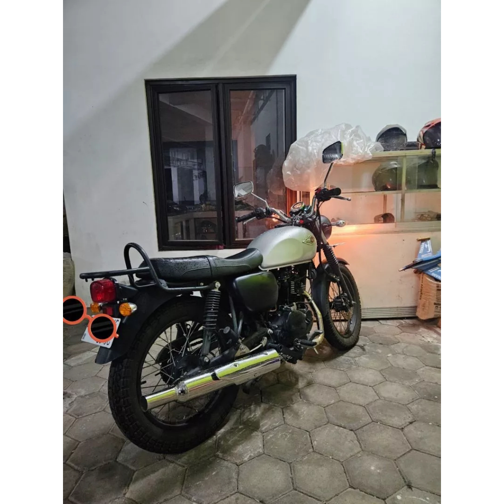 KNALPOT W 175 MODEL ROYAL ENFIELD - KNALPOT KAWASAKI W175 MODEL RE