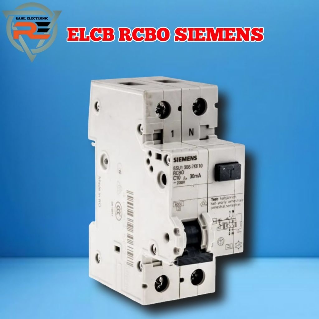 MCB ELCB RCBO SIEMENS. 10A. KUWALITAS ORIGINAL