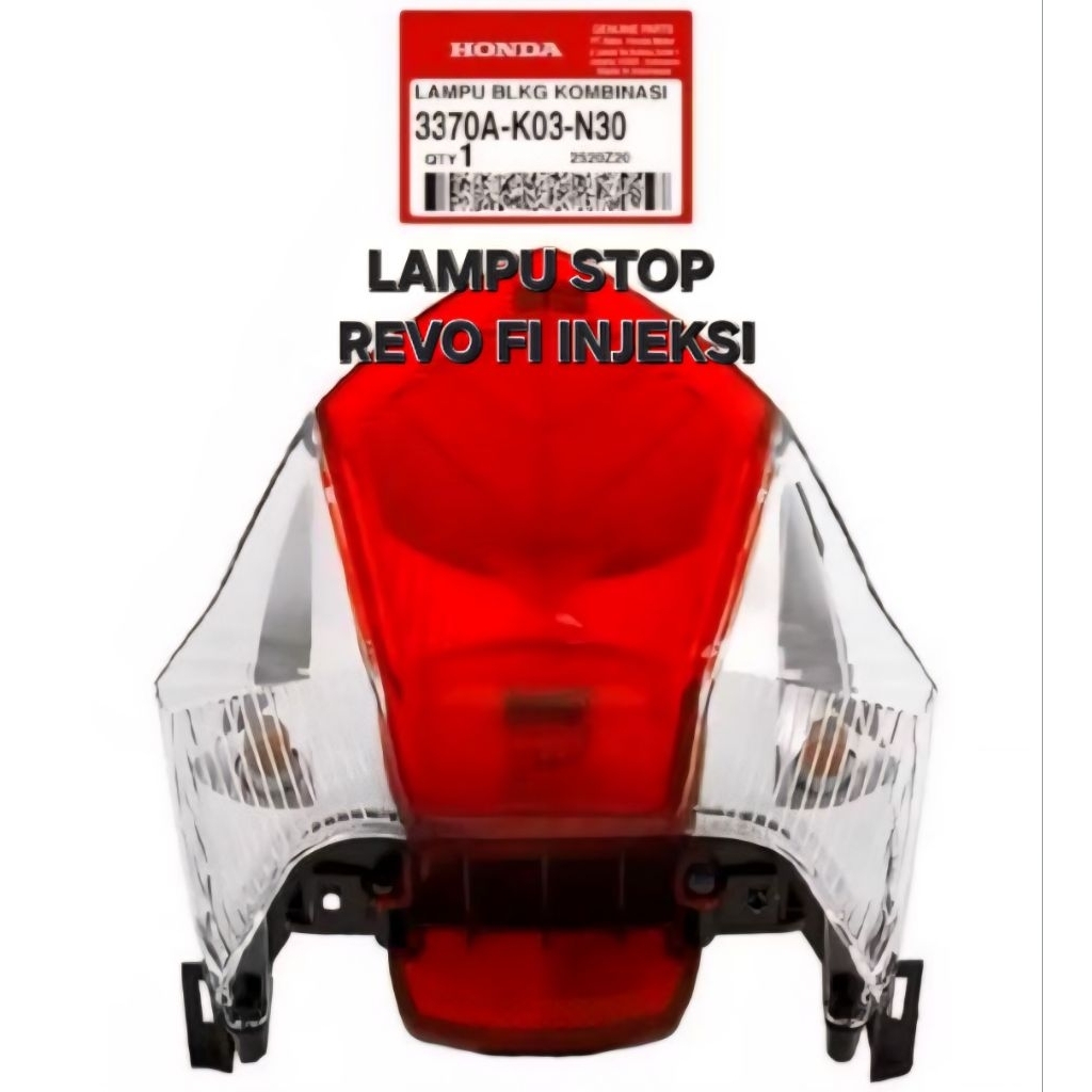 LAMPU STOP STOPLAMP REVO FI INJEKSI 3370A-K03-N30 ORIGINAL