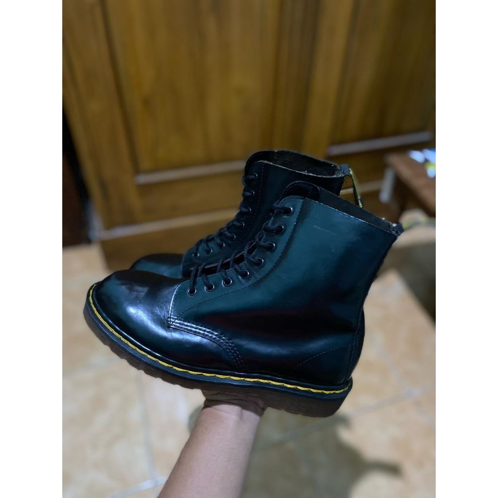 dr martens 1460 DS blacksmooth MIE
