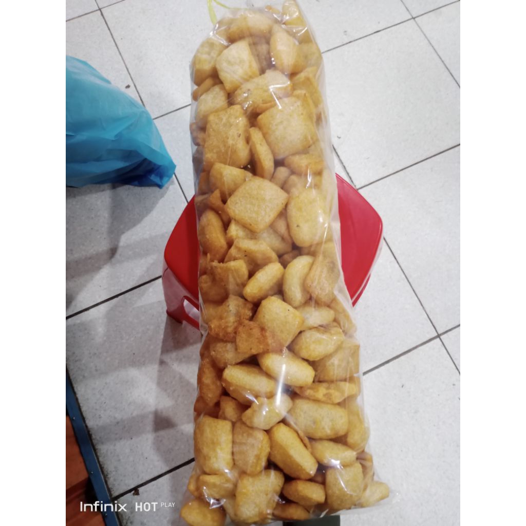 Krecek sayur gudeg mentah rambak kerupuk 1kg potongan gepeng A+ kwalitas oke khas jogja asli