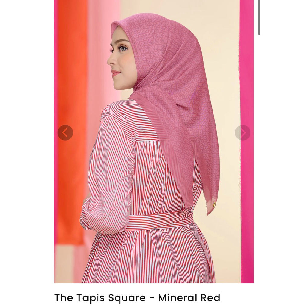 Buttonscarves Tapis Mineral Red
