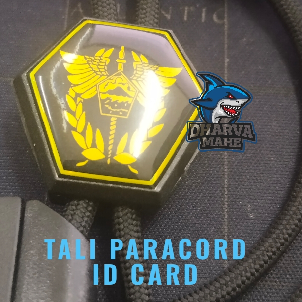 BEA CUKAI, TALI ID CARD HEXAGONAL, TALI ID CARD PARACORD, TALI ID CARD TACTICAL, BEA CUKAI