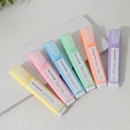 HIGHLIGHTER STABILO PASTEL COLOR SOFT ALAT TULIS WARNA LEMBUT HIASAN BUKU TULISAN