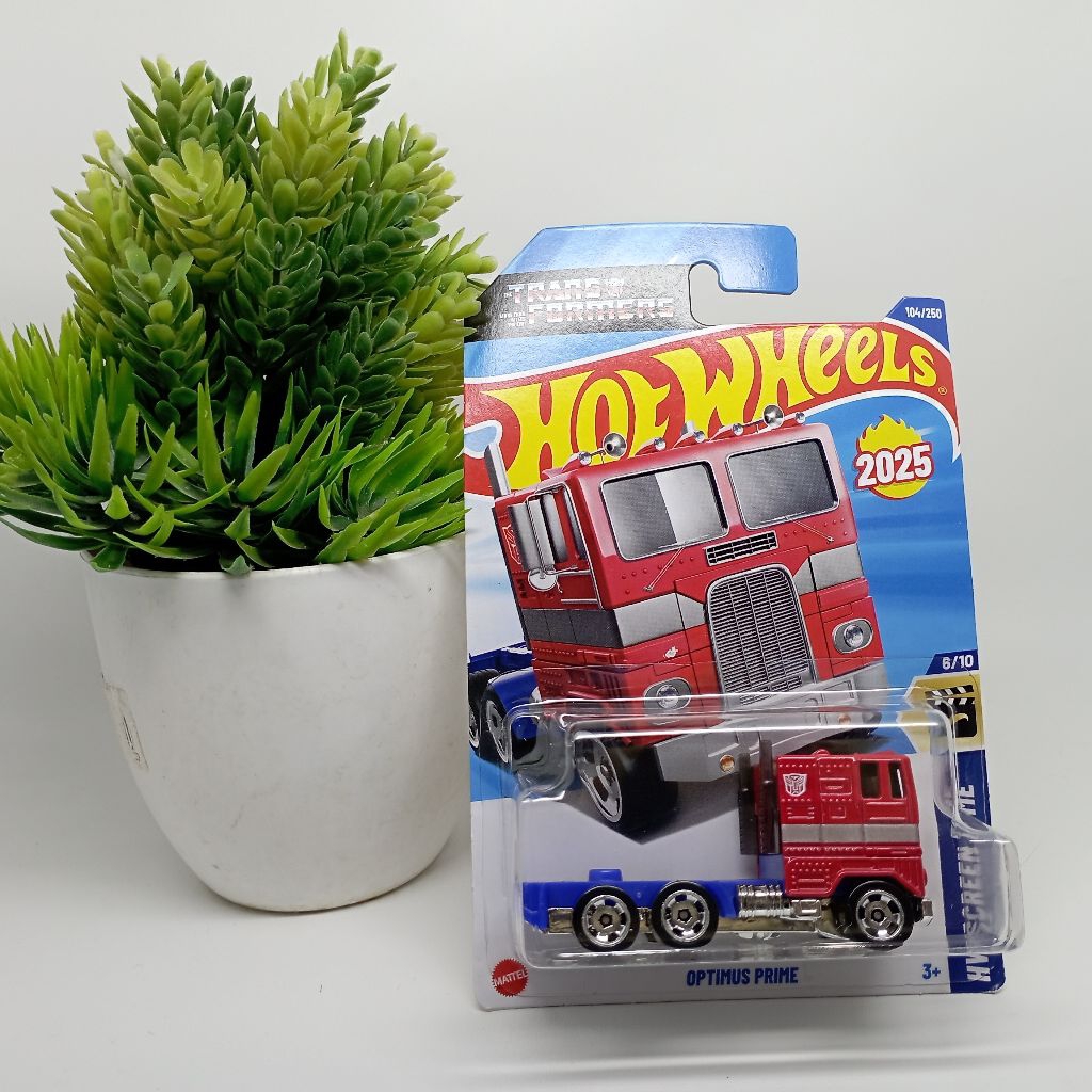 HOT PROMO Hot Wheels TRANSFORMERS OPTIMUS PRIME Diecast Asli Mattel 1:64, Mainan Anak Truck