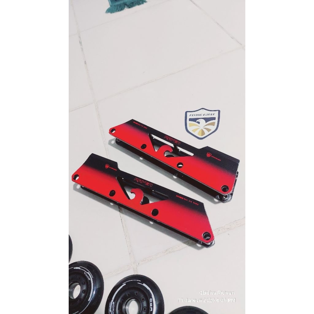frelove frame sepatu roda flying eagle RAVEN 4x80