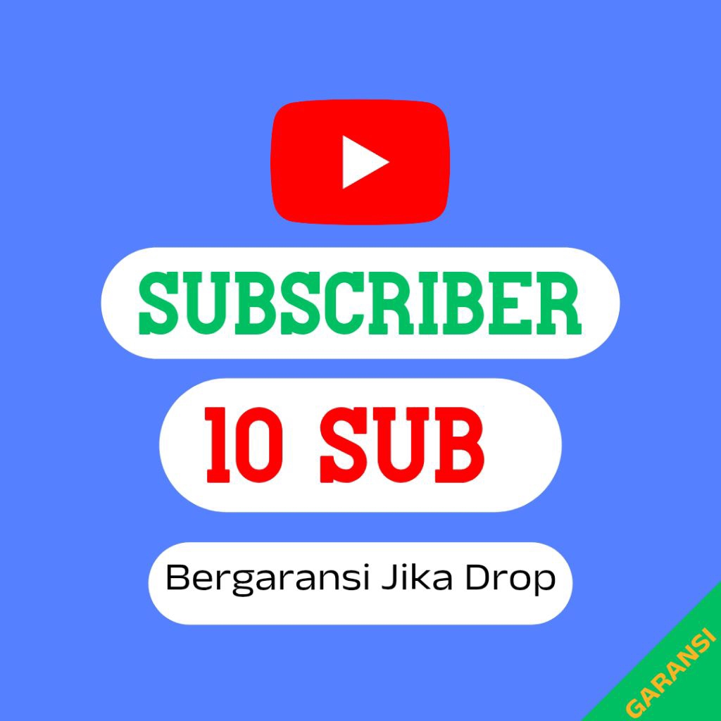 Subscriber Youtube Murah Bergaransi