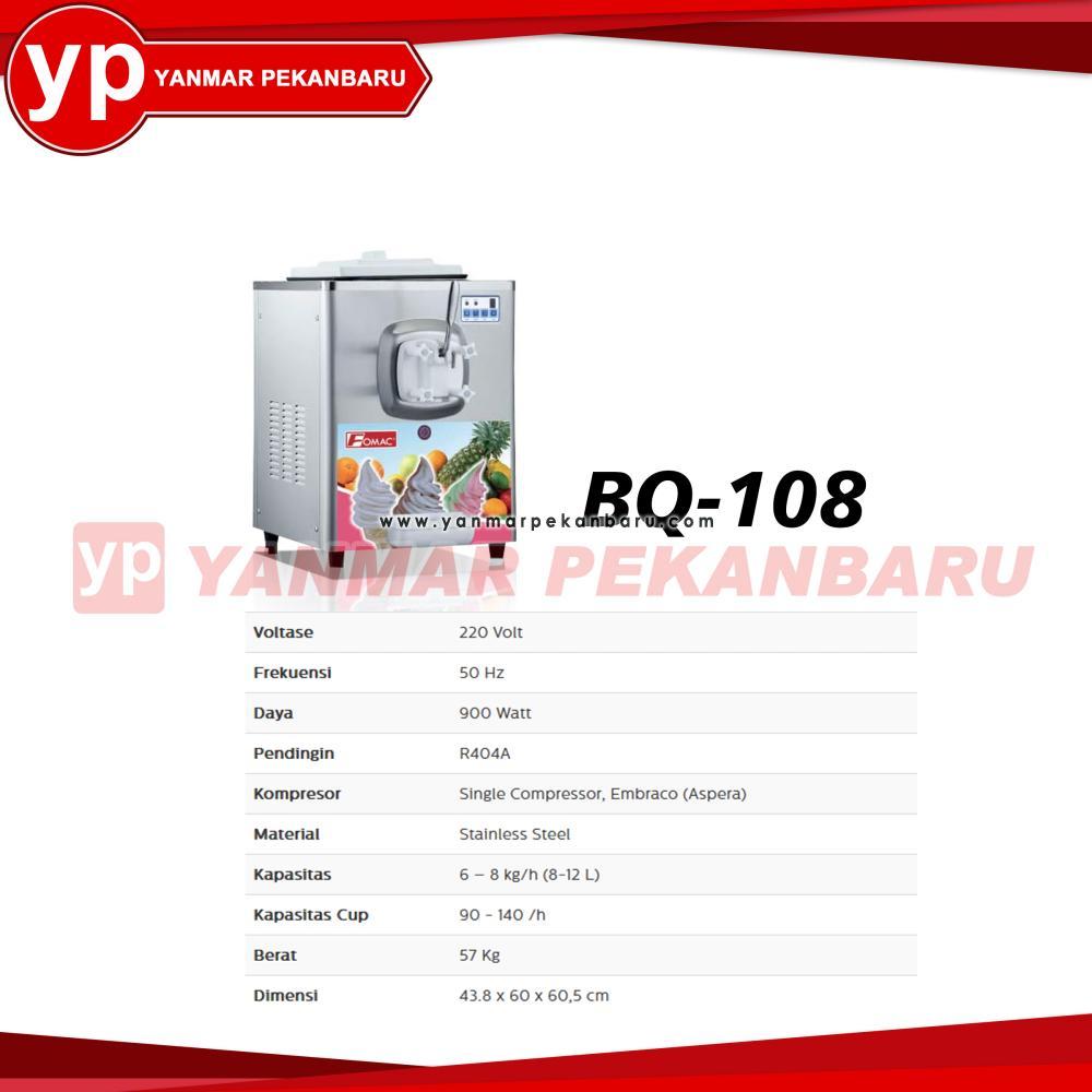 Mesin Es Krim / Ice Cream Machine BQ108 Soft Ice Cream FOMAC