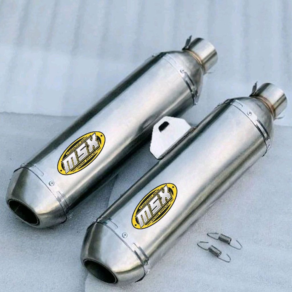 slincer knalpot original msx racing dos kapsul inlet 50mm