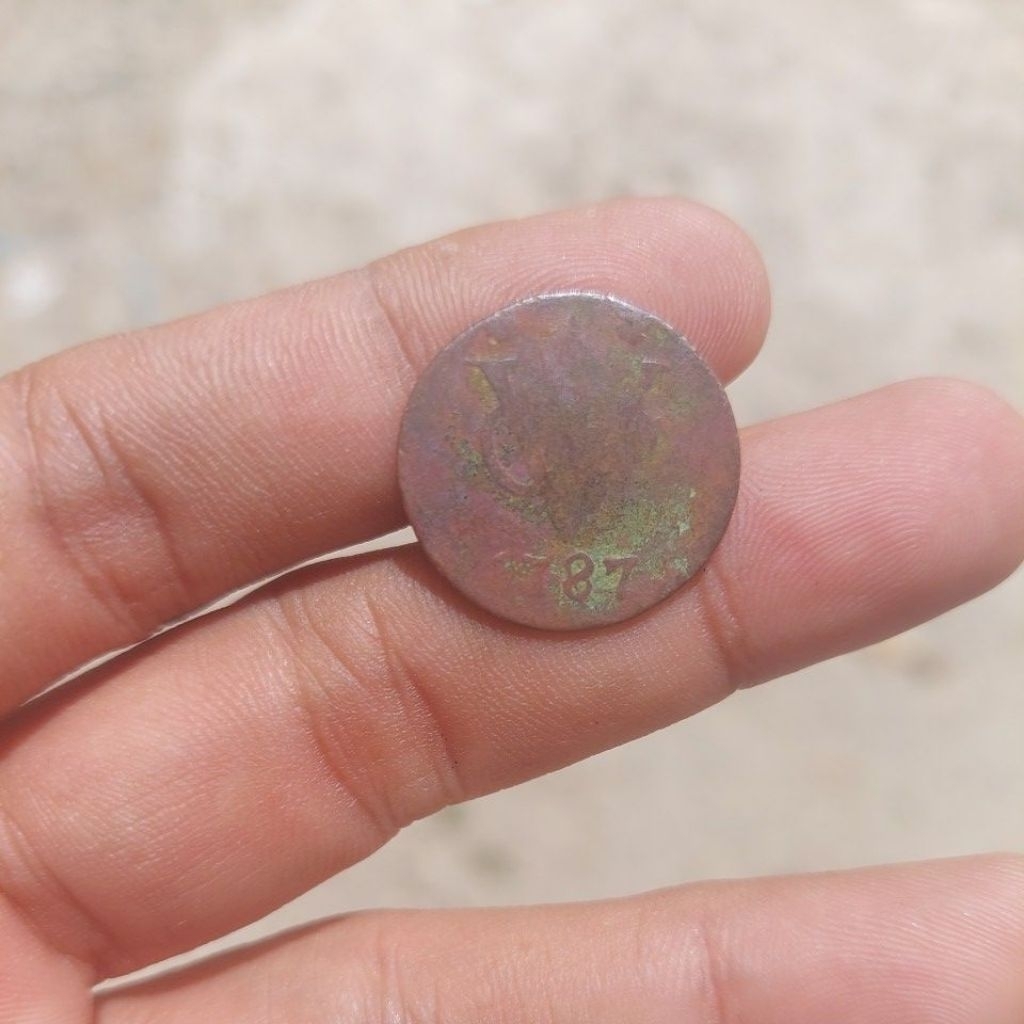 Koin voc Gelderland 1787 fine aja