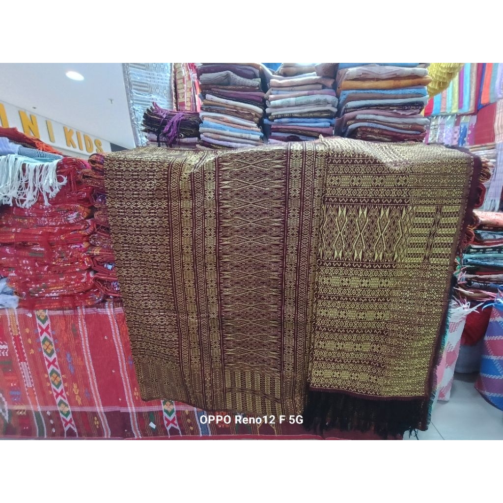 SONGKET TUMTUMAN TTS BENANG KRISTAL.