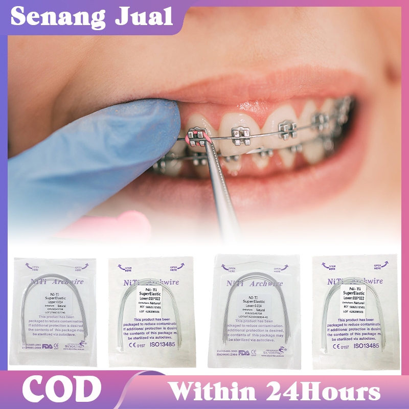 10Pcs NiTi Open Coil Spring Kawat / Braces Wire Bracket Ortho / Dental Ni-Ti Open Spring