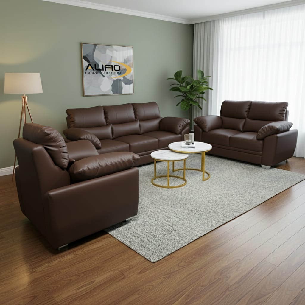 Sofa Minimalis/Type Boxer 321 /ALIFIO/Syntethic Leather/Premium Quality