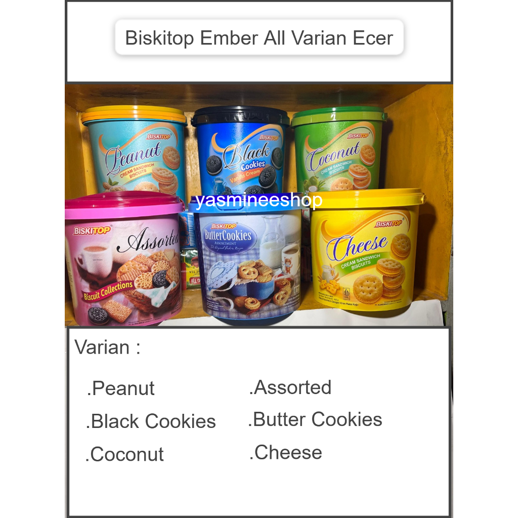 BISKITOP EMBER 400gr - Biskitop Bulat 400gr - Biskitop All Varian