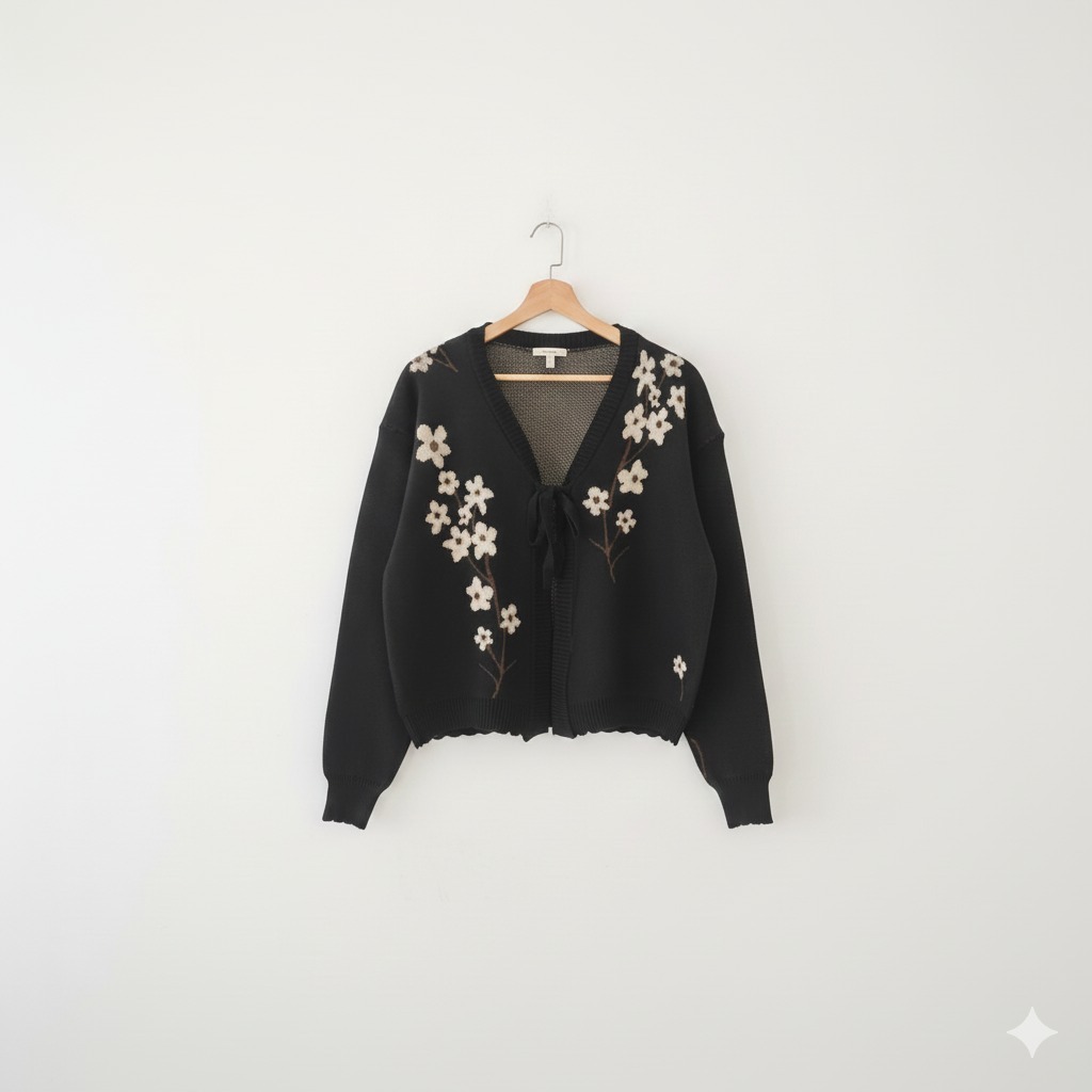 FLORAL WHISPER CARDIGAN RAJUT