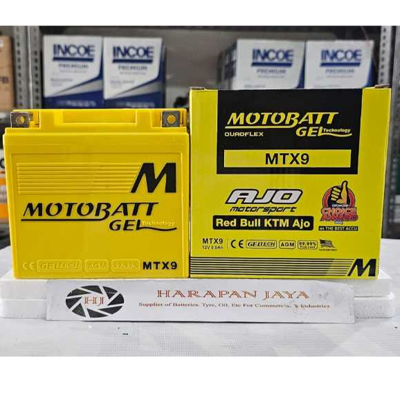 AKI MOTOR MOTOBATT MTX9 (9AH) GEL
