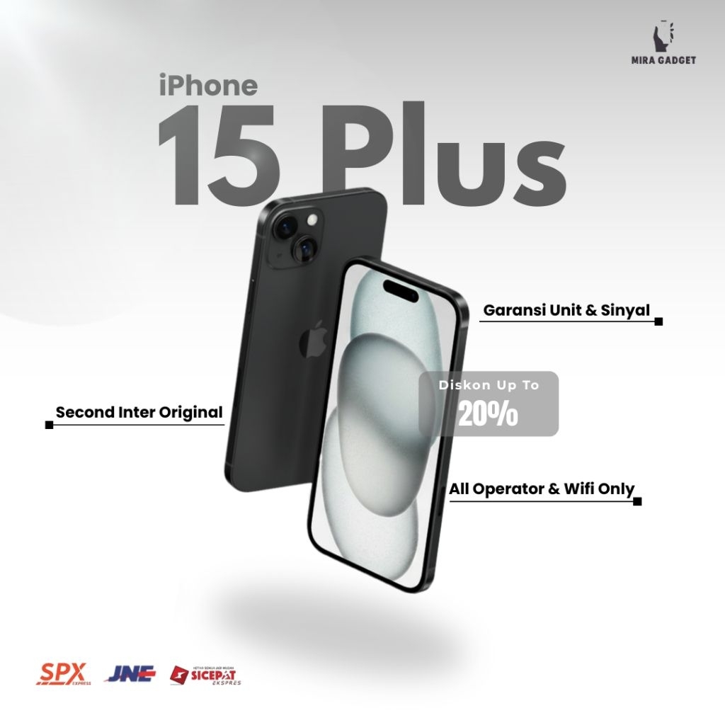 Iphone 15 Plus Second Original 15 plus Second 512GB 256GB 128GB Mulus Fullset Like New