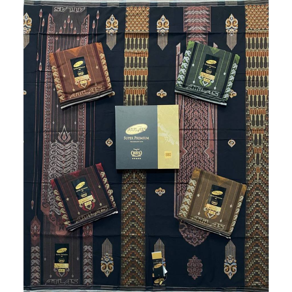 SARUNG ATLAS SUPER PREMIUM GOLD JGL 980 SARUNG ATLAS PREMIUM ORIGINAL