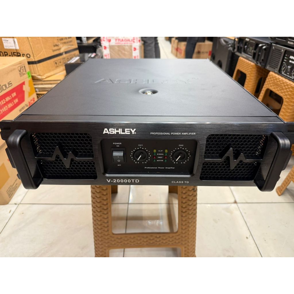 POWER AMPLIFIER ASHLEY V20000TD V 20000TD ORIGINAL