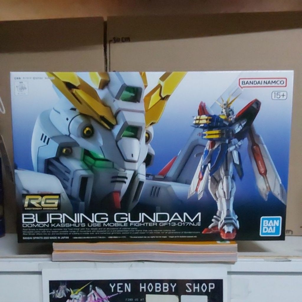 GUNDAM RG 37 GOD / BURNING GUNDAM 63358 [ORIGINAL BANDAI]