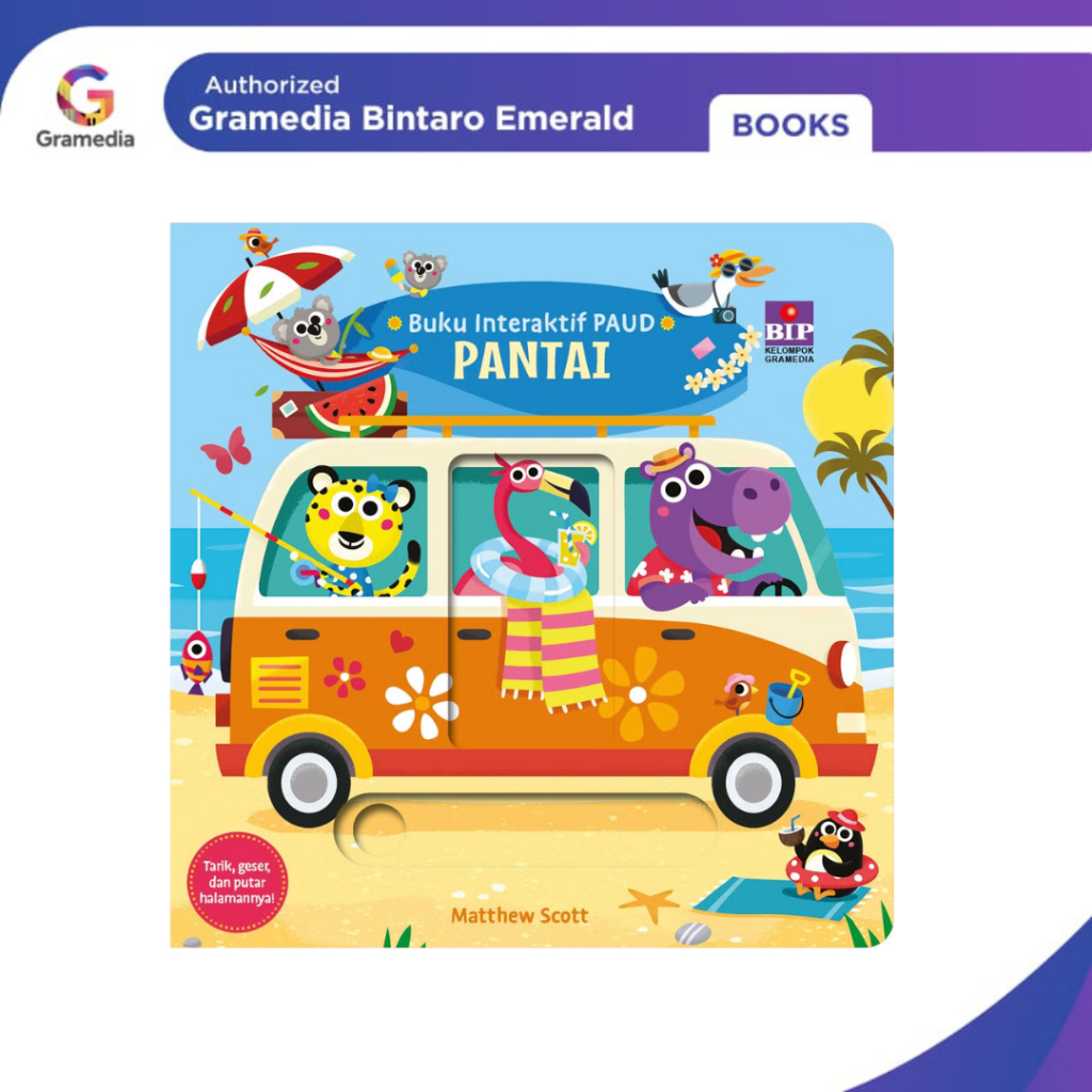Gramedia Bintaro -Buku interaktif Paud: Pantai