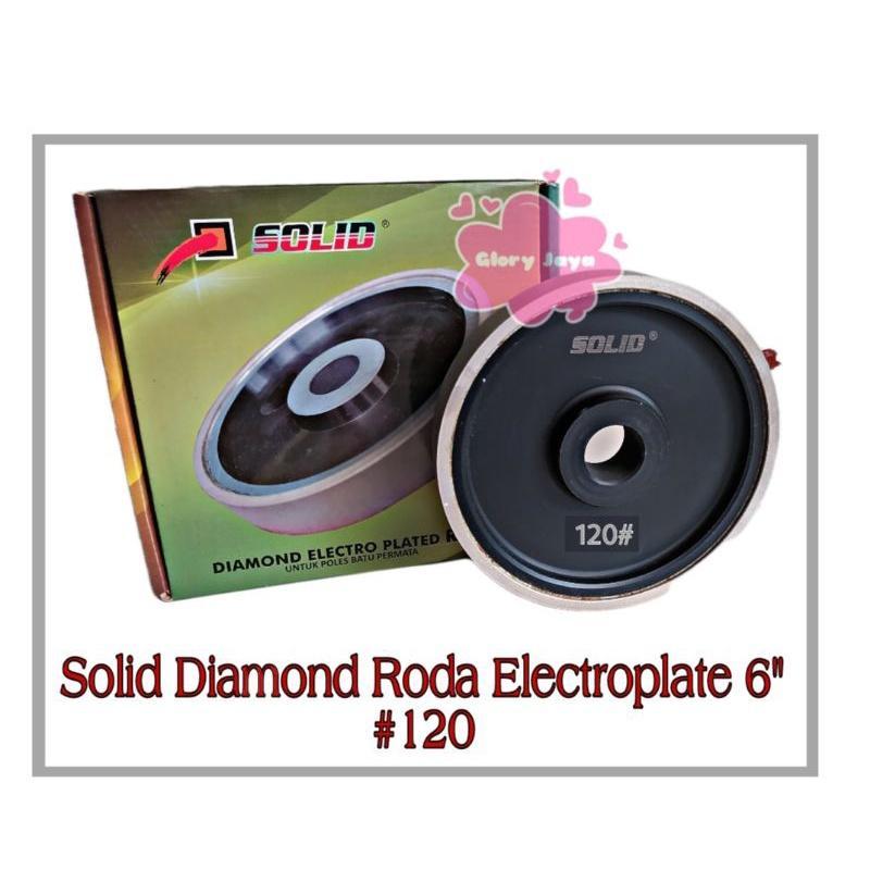 Diamond Roda Electroplate Solid (Free Serbuk Intan) - Batu Gerinda Berlian Solid FREE SERBUK INTAN