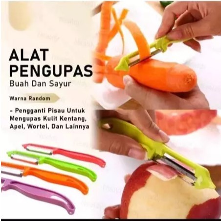 Pengupas Buah Kecil/ Serutan Wortel Kentang Kemas Plastik