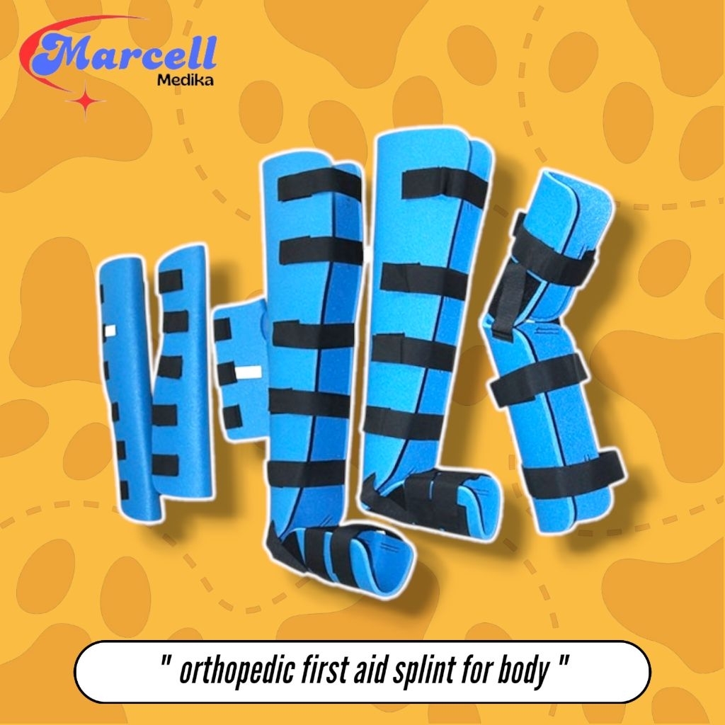 ORTHOPEDIC FIRST AID FIXED BLUE LIMB SPLINT FOR BODY / EMERGENCY VACUUM SPLINT