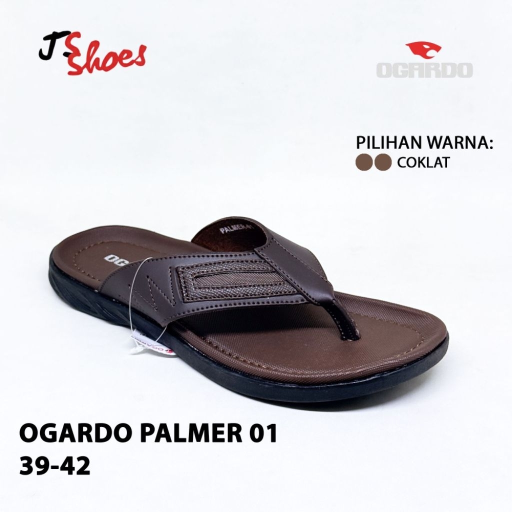 OGARDO PALMER 01 - SANDAL JEPIT CASUAL PRIA DEWASA MERK OGARDO ORIGINAL