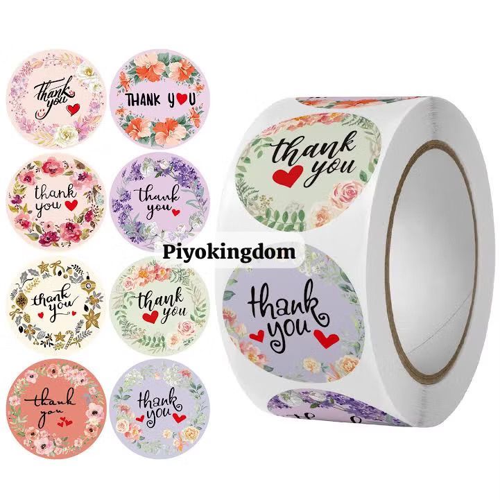 (kingdom) Stiker Thank you Lucu / Stiker packaging / sticker hampers