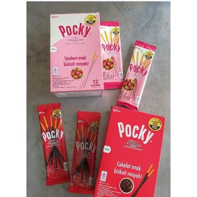 POCKY BOX KECIL 12GRAM - Cokelat