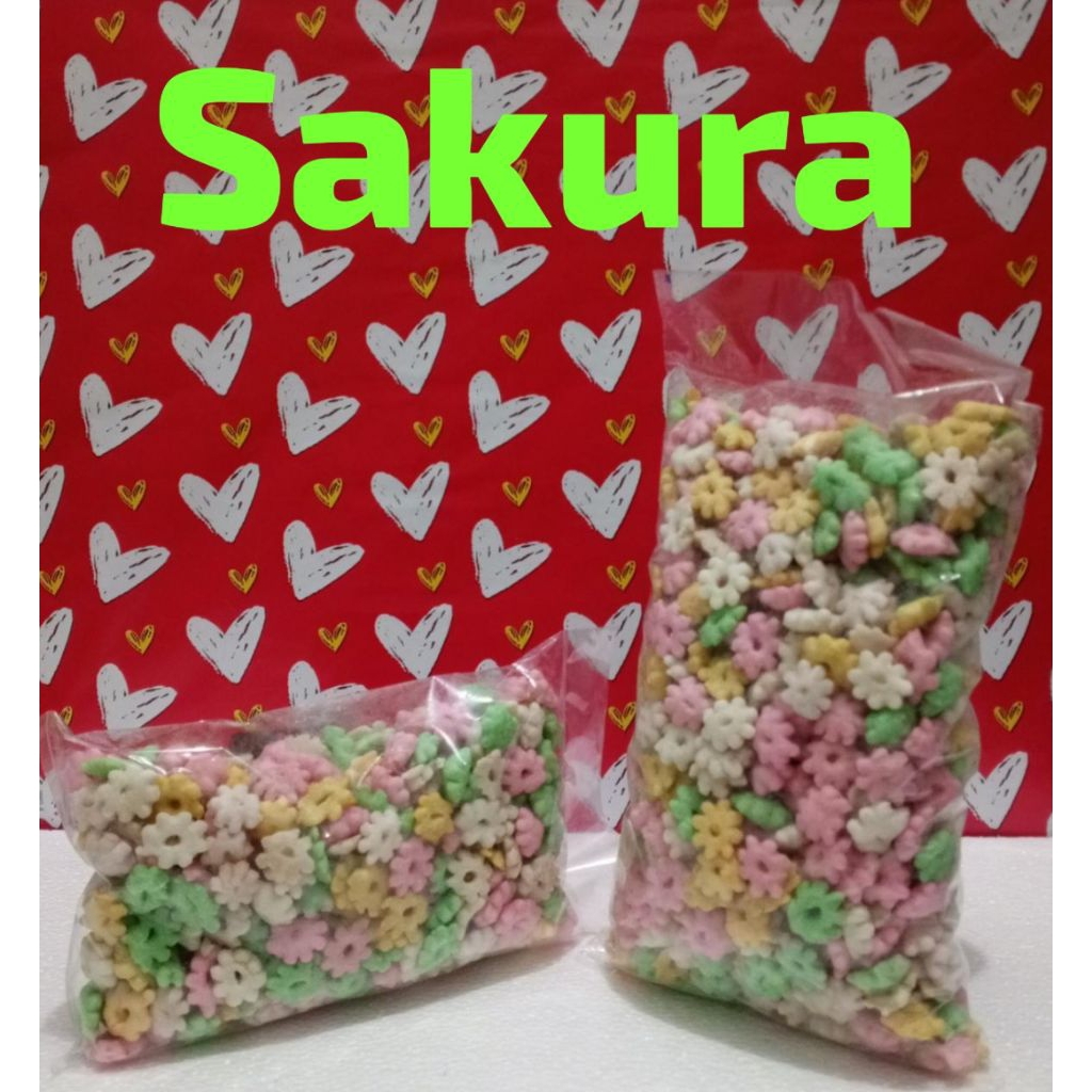 Snack Sakura Warna warni