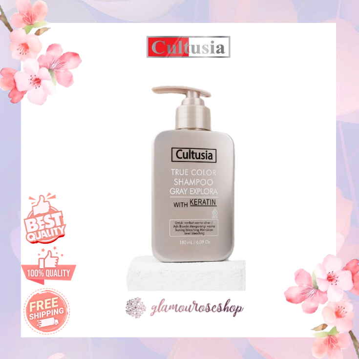 Cultusia Shampoo Silver 180ml / Cultusia Shampoo Grey / Shampoo Gray /Cultusia Shampoo Rainbow 180ml