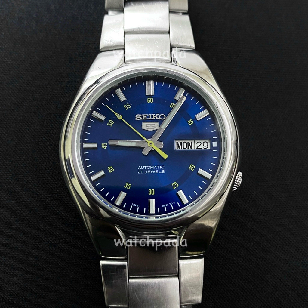 Seiko 5 Automatic SNK615K1 blue dial military