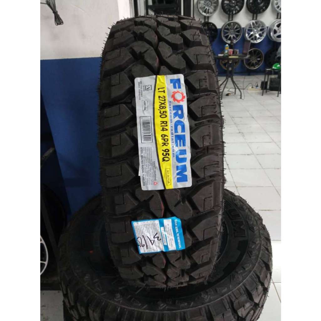 BAN MOBIL TUBELESS FORCEUM OFFROAD CANGKUL MT 27 X 8,5 R14 RING 14