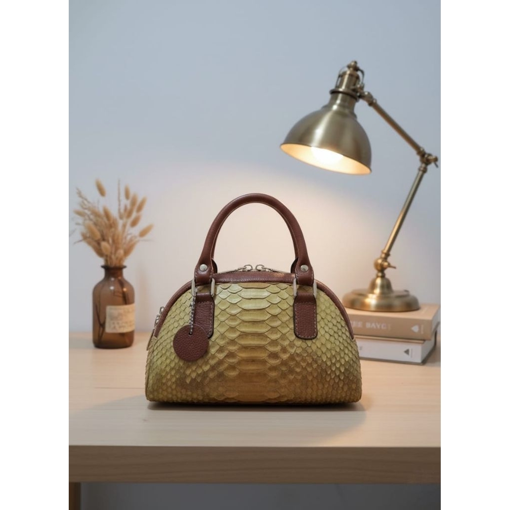 Tas Handbag Wanita Kulit Ular