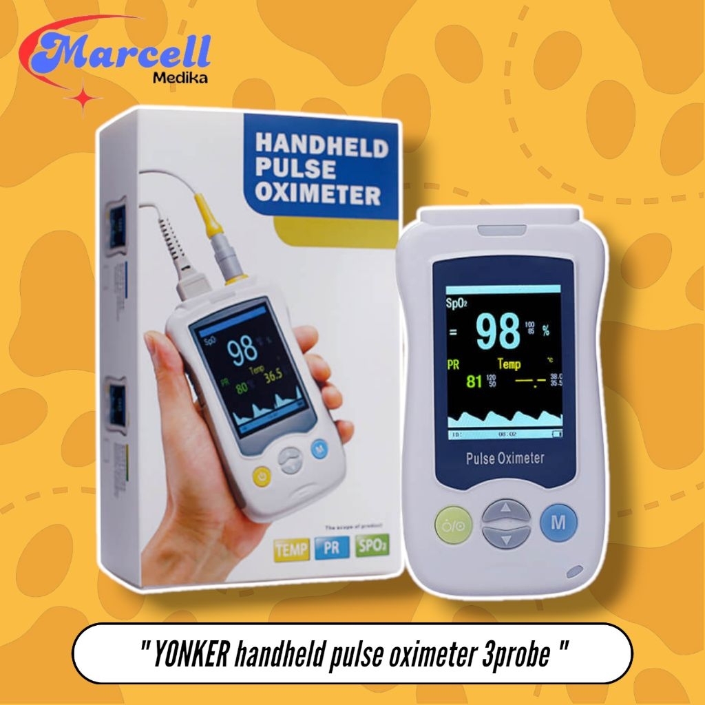 HANDHELD PULSE OXIMETER YONKER 3 PROBE / PULSE OXIMETER YONKER