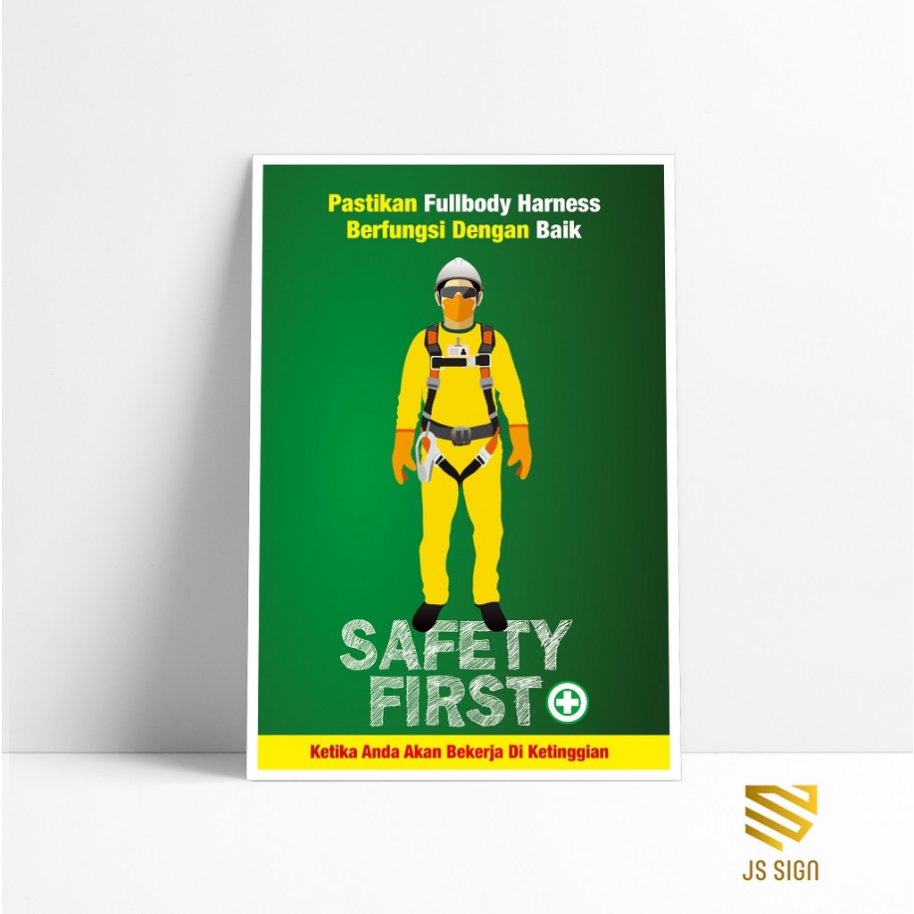POSTER SAFETY K3 - FULLBODY HARNESS