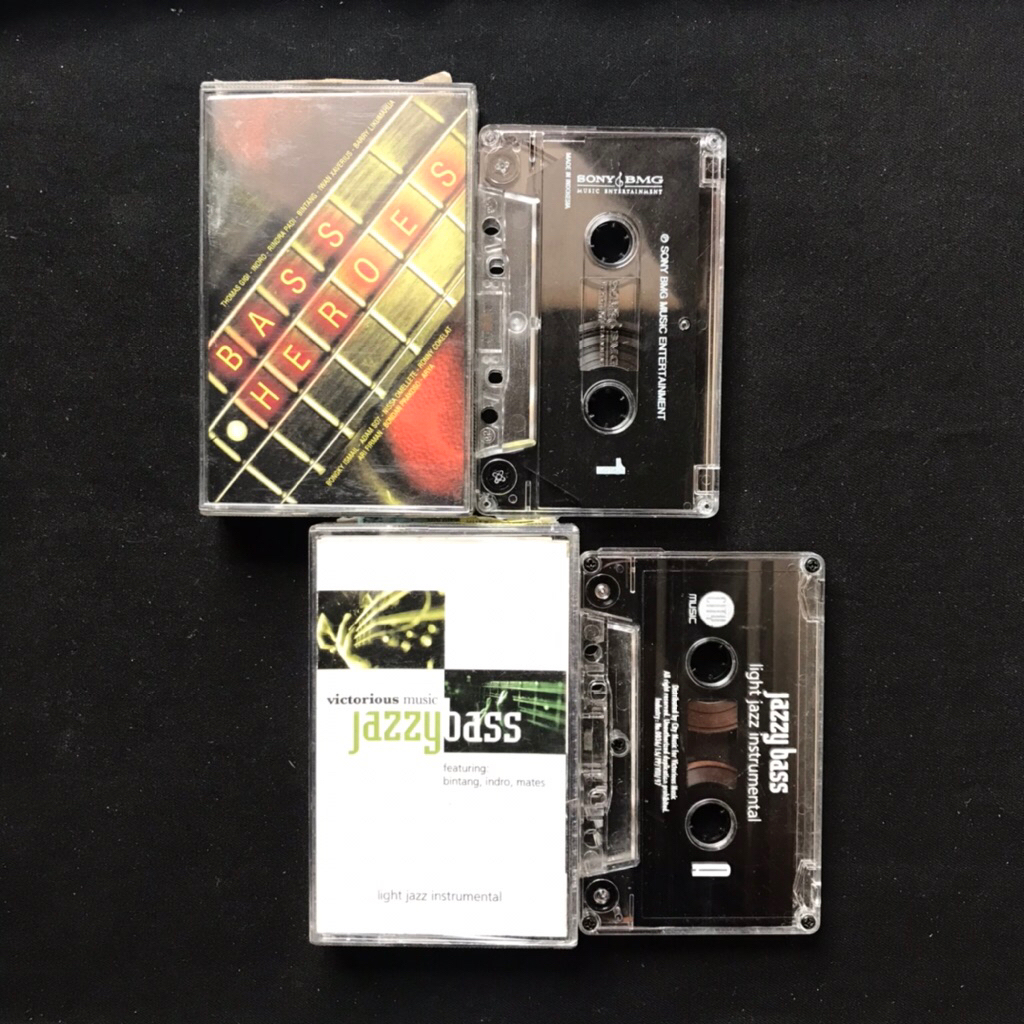 Kaset Bass Heroes & Jazzy Bass (sepaket)