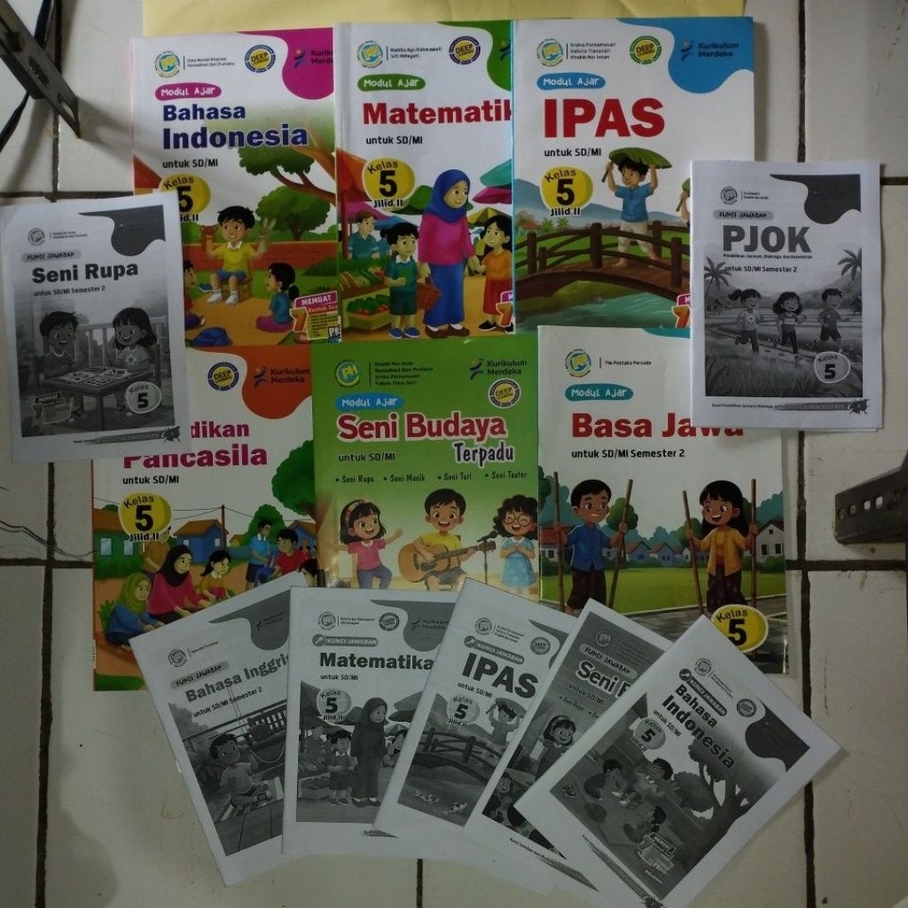 LKS KELAS 5 + KUNCI (SEBAGIAN) PUSTAKA PERSADA(PH)