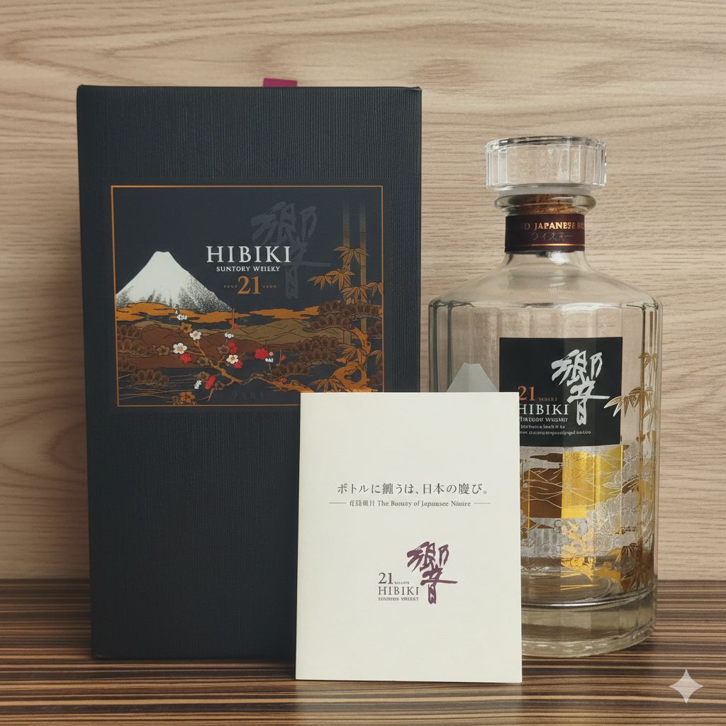 Botol Kosong Hibiki 21 Years Old Limited Edition 700ml + Box