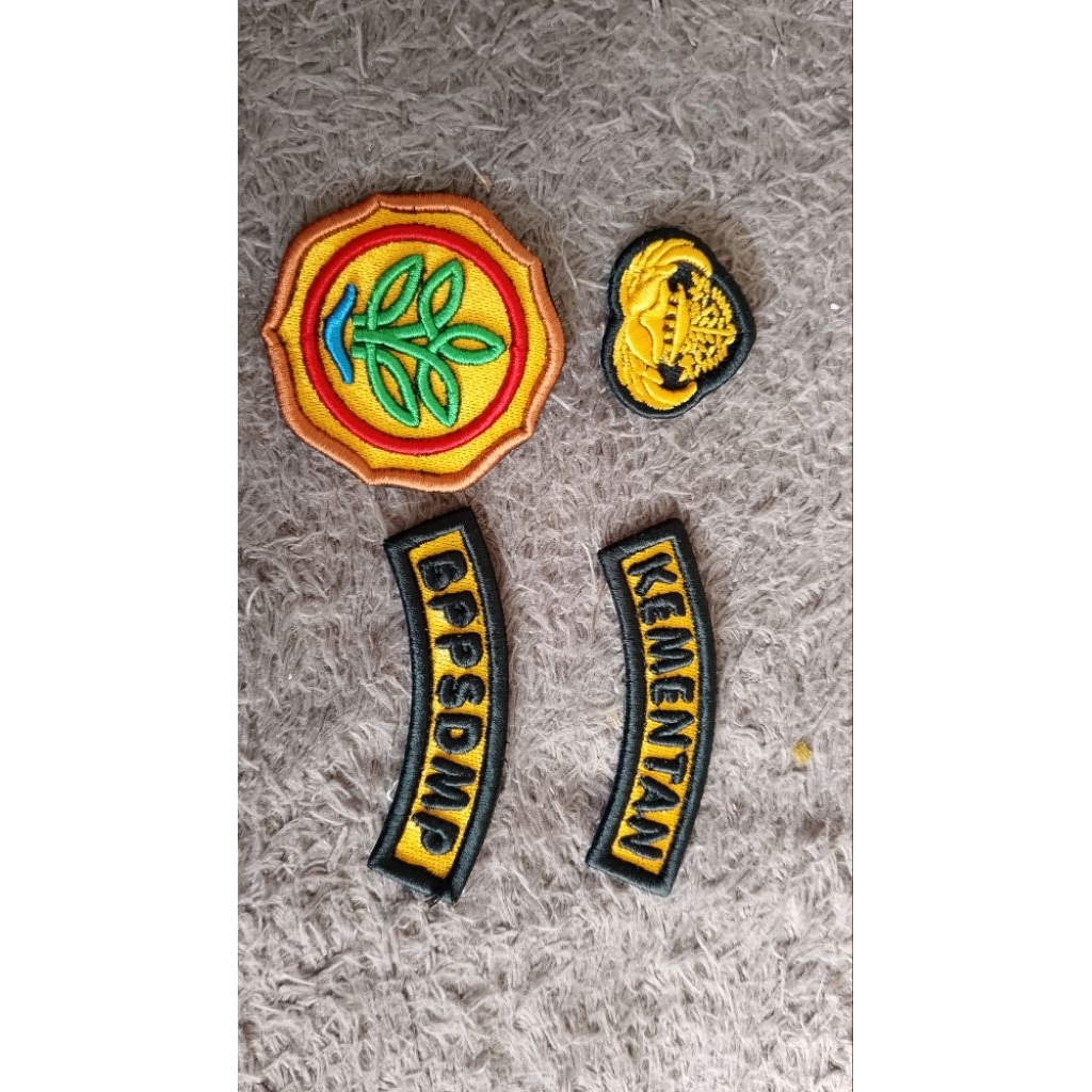 BORDIR TIMBUL LOGO KEMENTAN (KEMENTERIAN PERTANIAN)