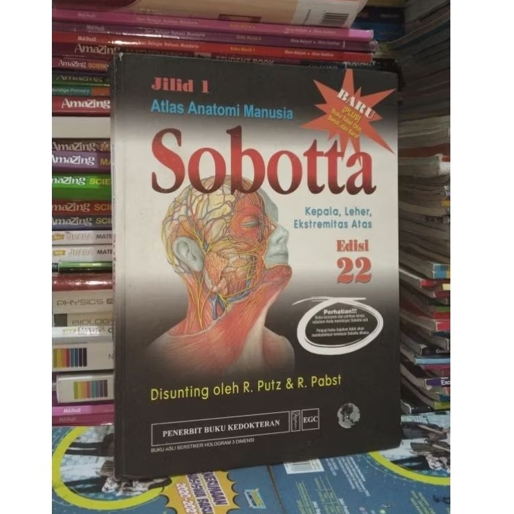 Original buku atlas anatomi manusia sobotta jilid 1 edisi 22