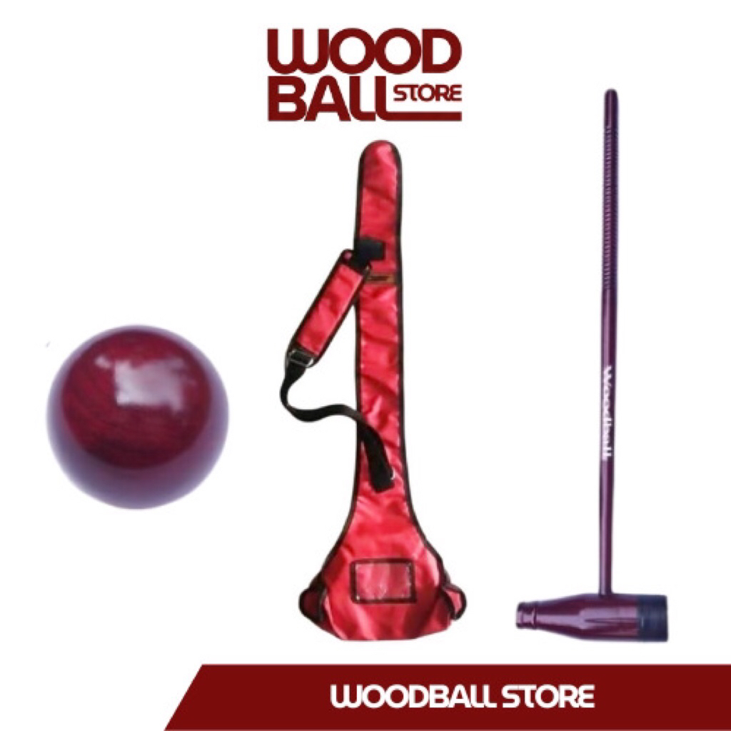 WOODBALL SET ( Mallet Bola Tas )